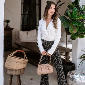 Veronica M V Neck Long Sleeve Bodysuit